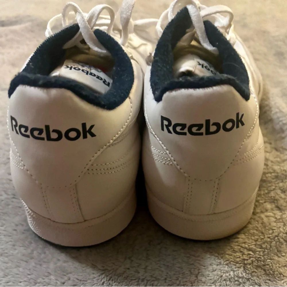 Reebok Men's 13 Classic White Sneakers - Picture 5 of 7
